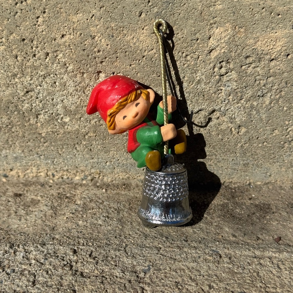 Hallmark‎ Elf Ornament Vintage 1980